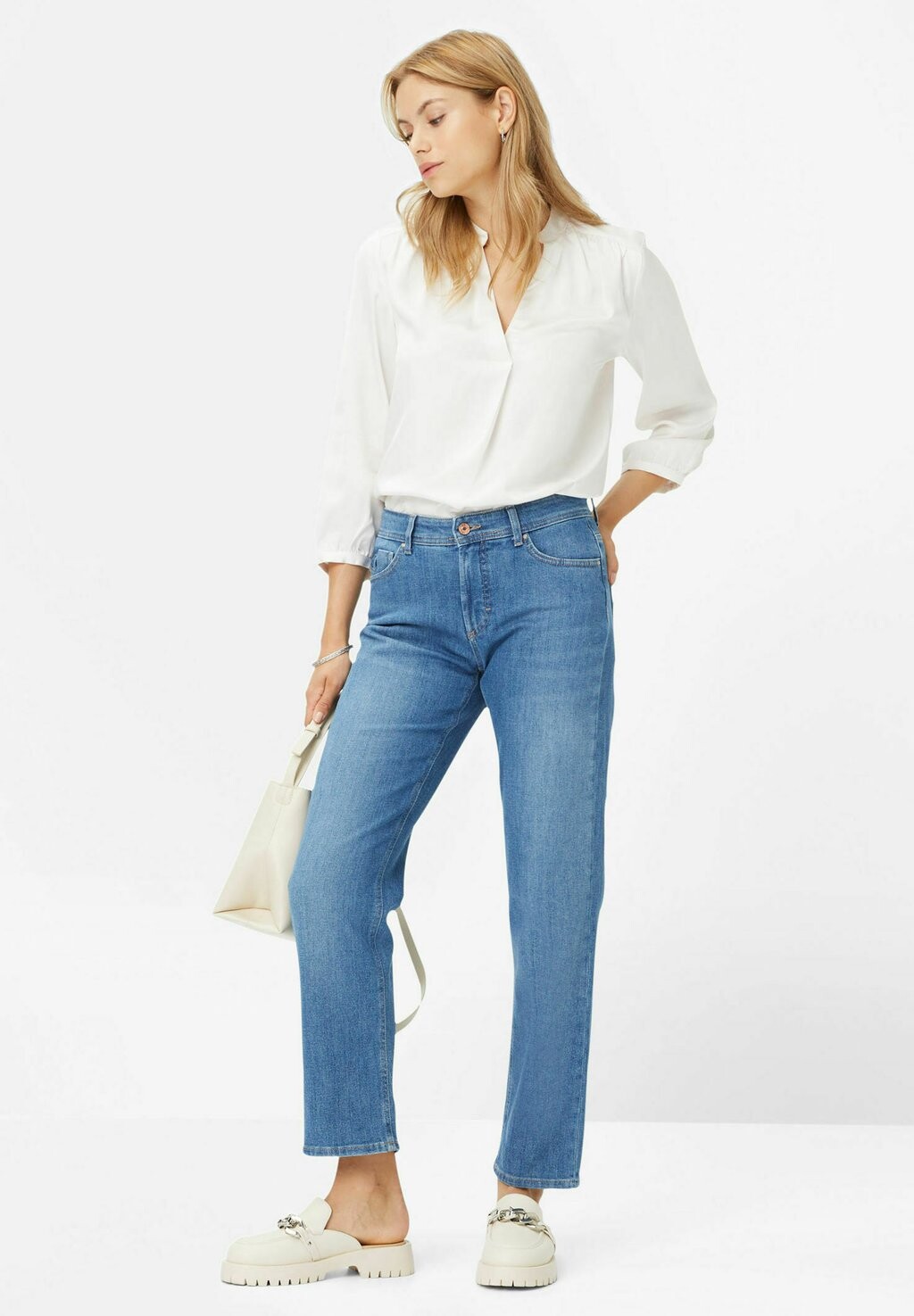 

Джинсы прямого кроя STYLE MADISON BRAX, цвет Stone Blue Denim