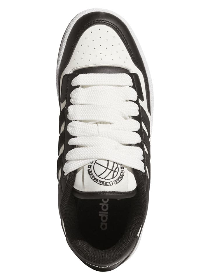 Adidas Кроссовки "Rapid Court" в бело-черной расцветке — фото 3