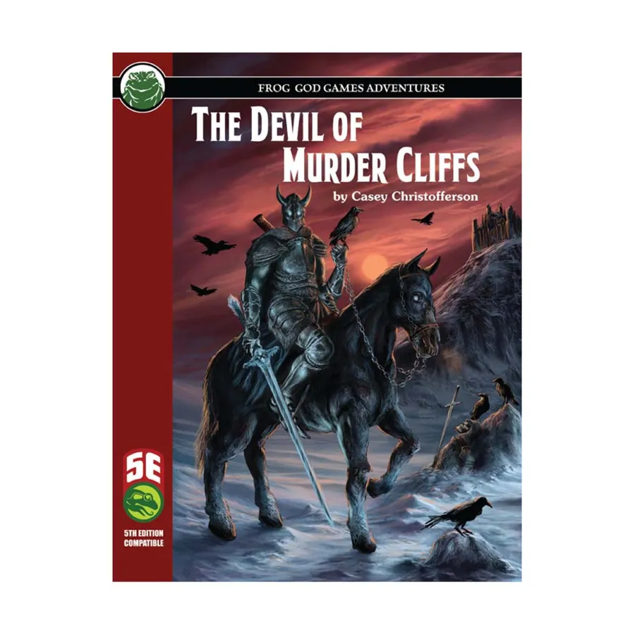 

Модуль Devil of Murder Cliffs (5E), D&D 5e Adventures, Sourcebooks & Supplements (Frog God Games)