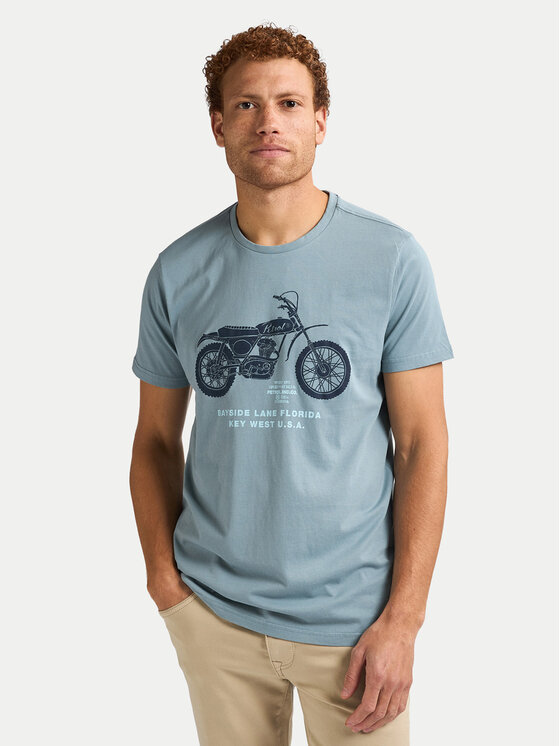 

Футболка regular fit M-1050-TSR707 Petrol Industries, синий