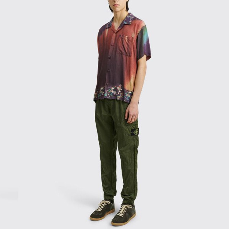 Трикотажные спортивные штаны мужские оливковые Stone Island, оливковый — фото 2