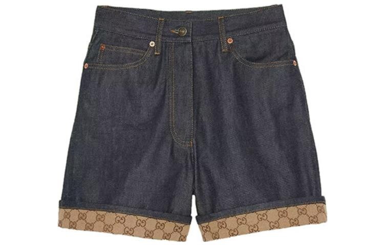 

Женские джинсовые шорты Gucci, синий