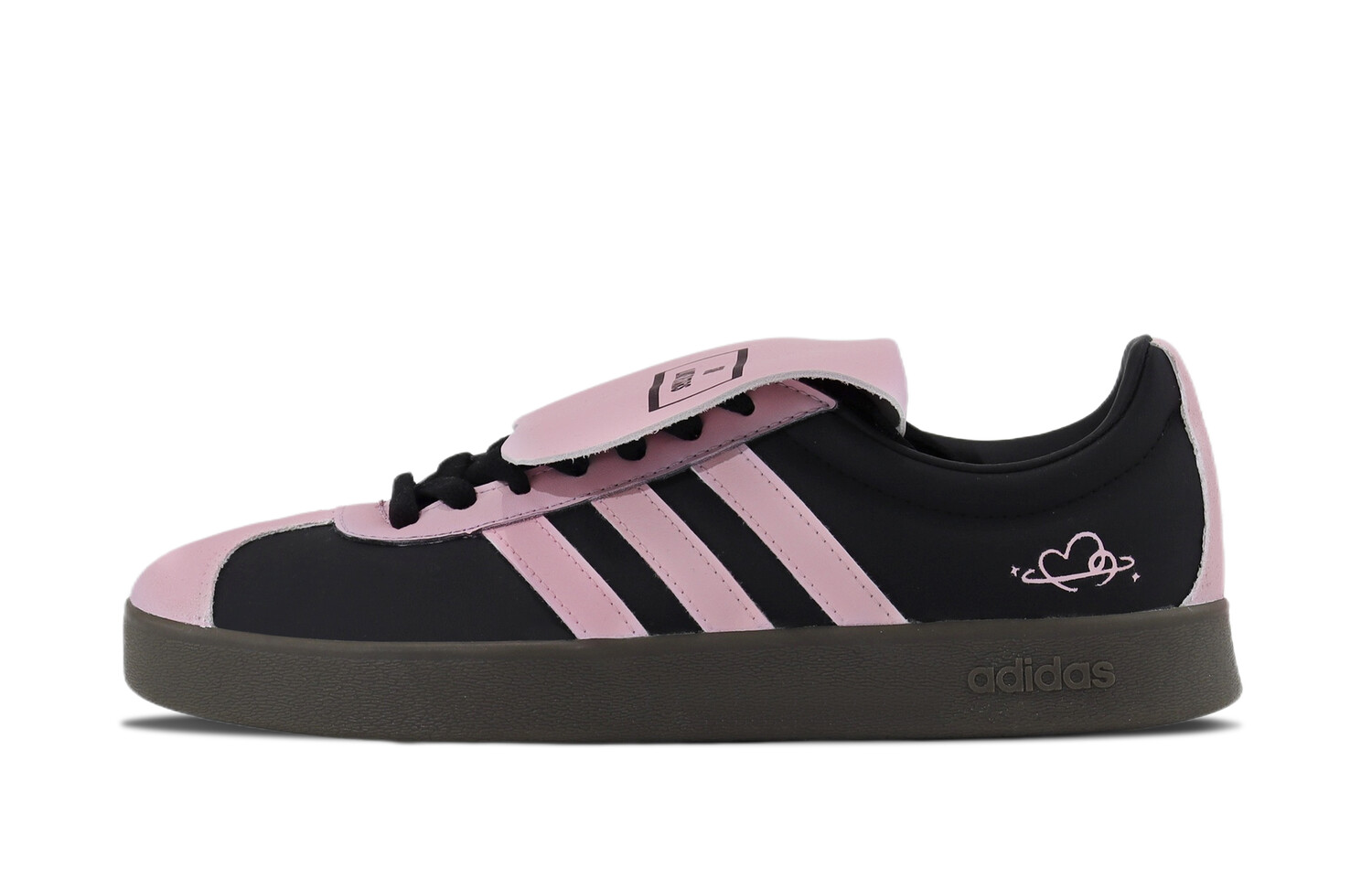 

Кроссовки adidas neo Skateboarding Shoes Unisex Low-top Black/pink, розовый