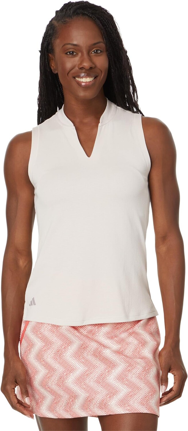 

Поло adidas Golf Ultimate365 Textured Sleeveless Polo, цвет Putty Mauve