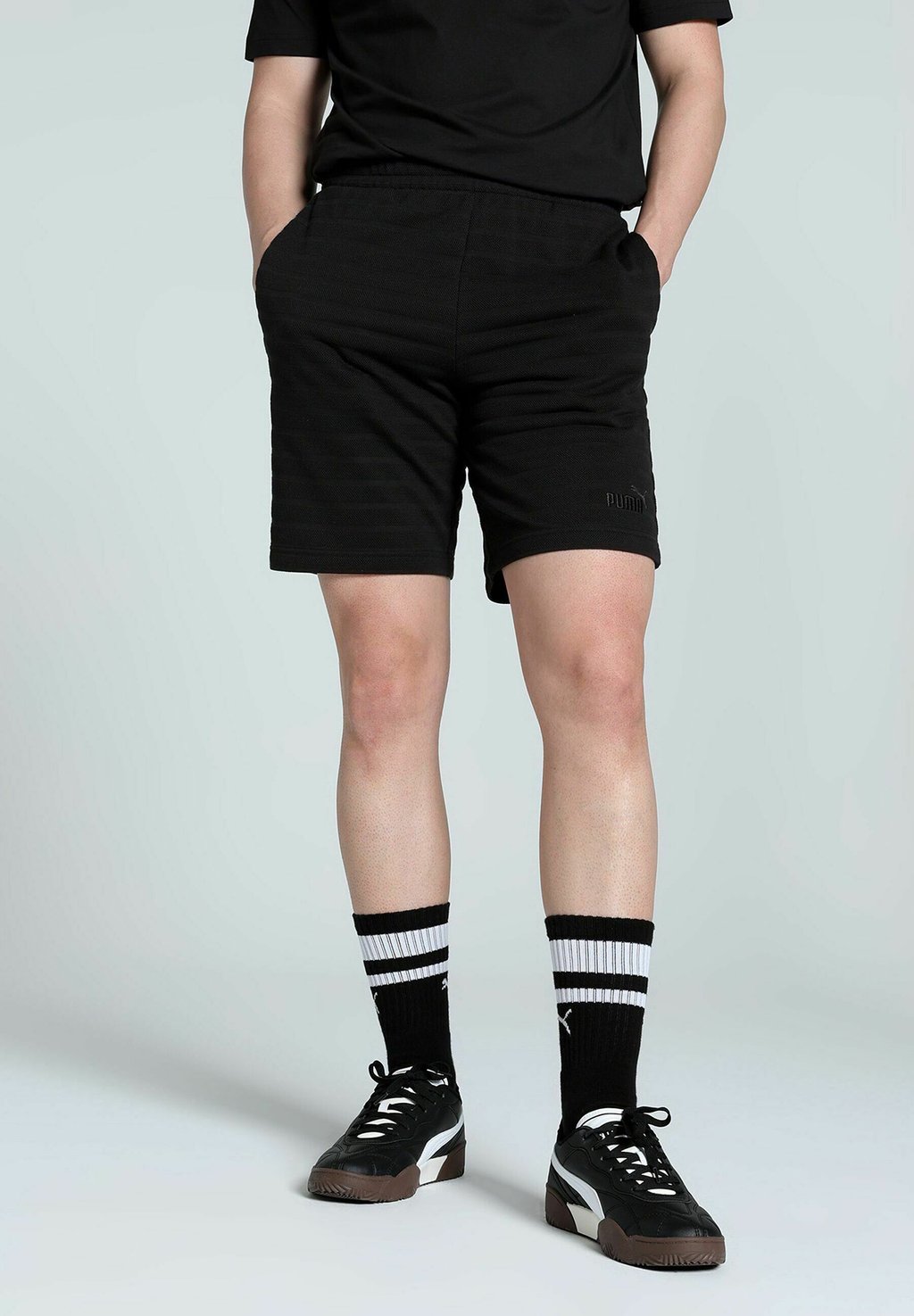 

Спортивные шорты ESSENTIALS ELEVATED STRUKTURIERTE Puma, черный