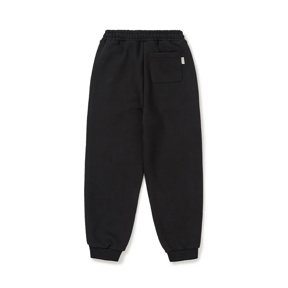 Детские графические джоггеры чёрного цвета от Snowpeak Apparel Kids — фото 3