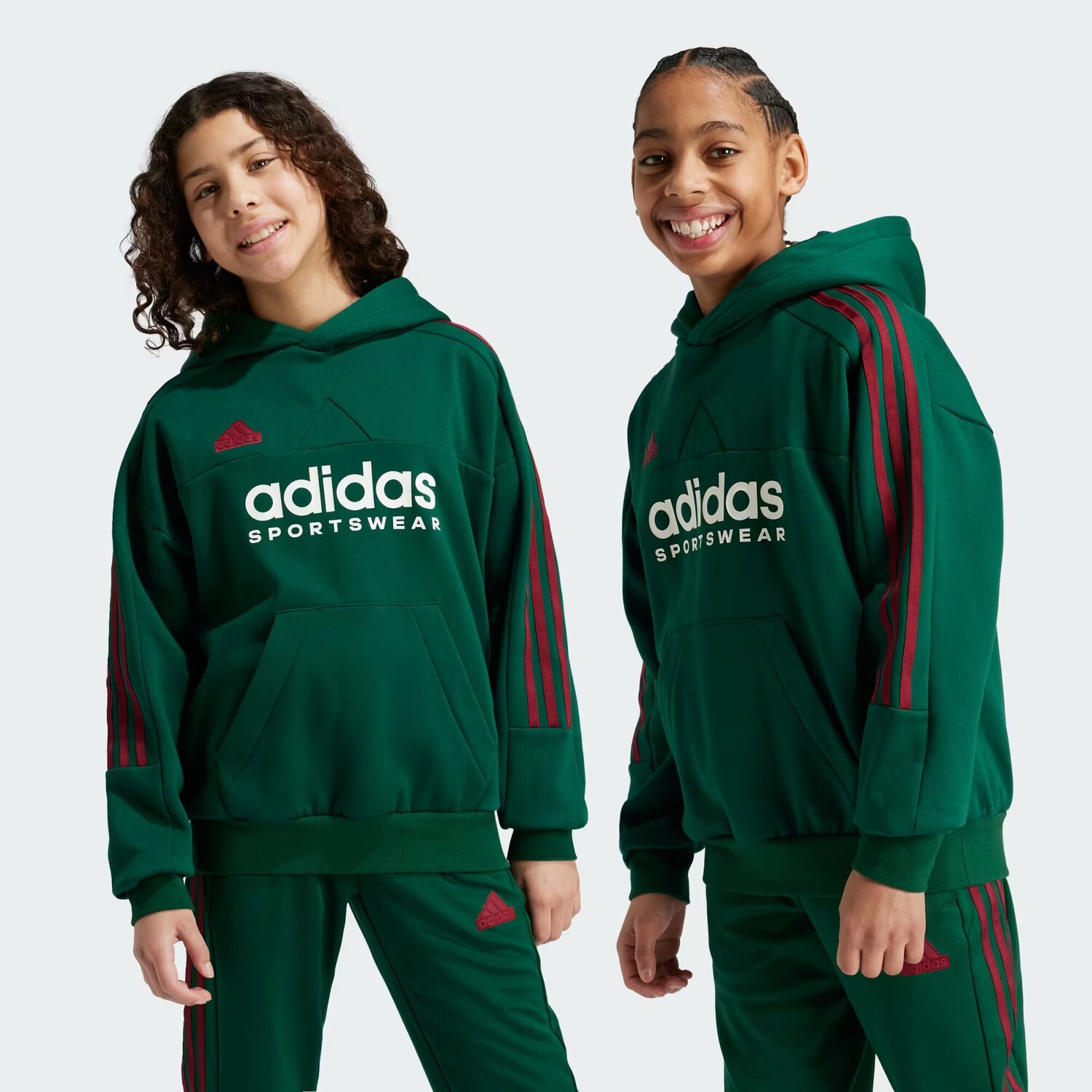 

Детский рюкзак Tiro Nations с капюшоном Adidas, цвет Dark Green/Collegiate Burgundy/Cloud White