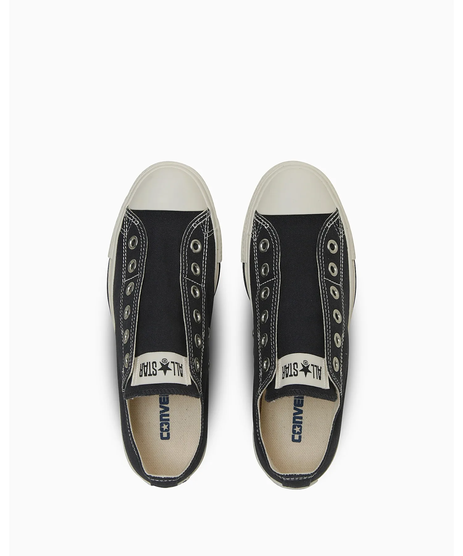 Кроссовки на тонкой подошве с поношенным верхом CONVERSE ALL STAR LP SLIP OX черные — фото 4