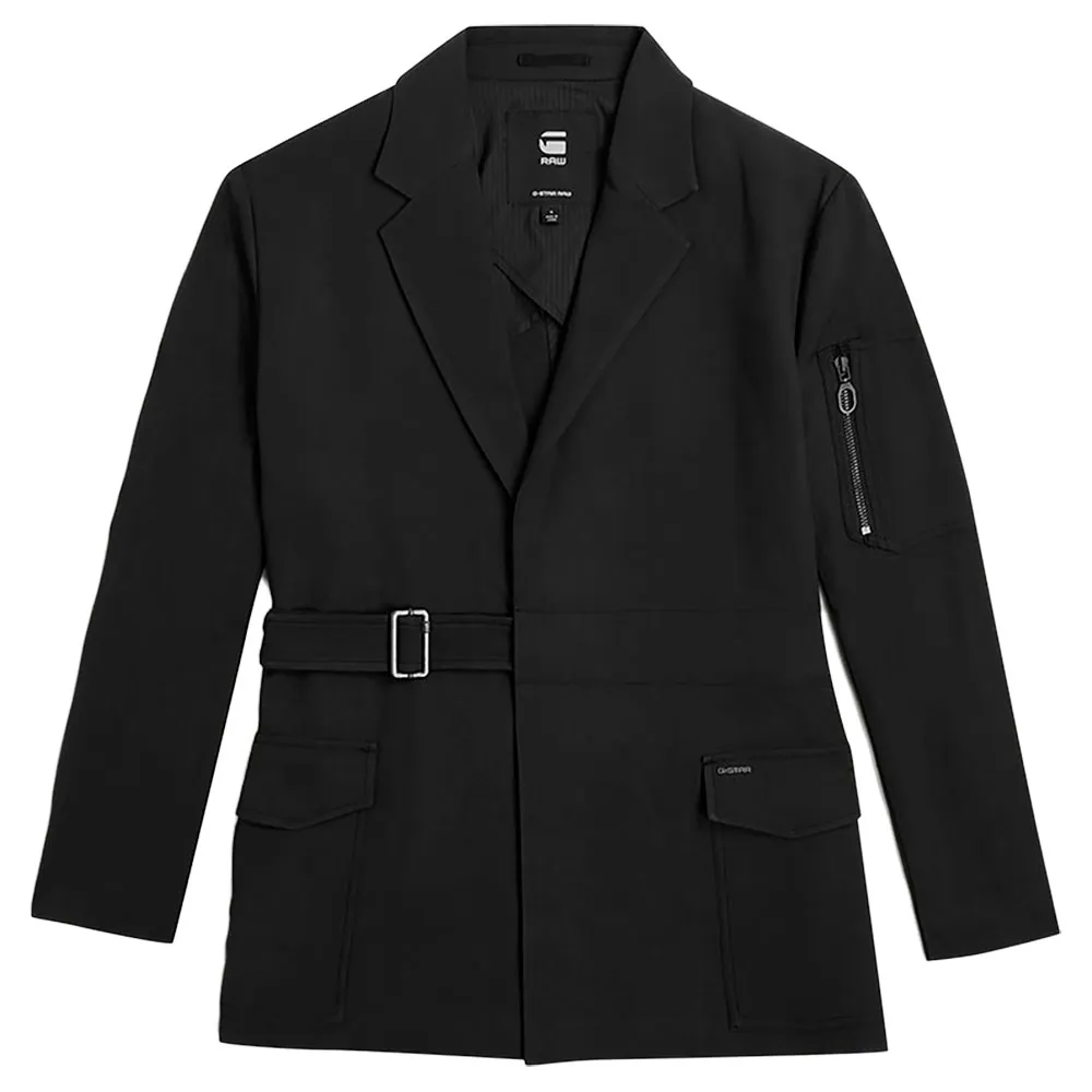 

Блейзер G-Star Loose Fit Belt, черный