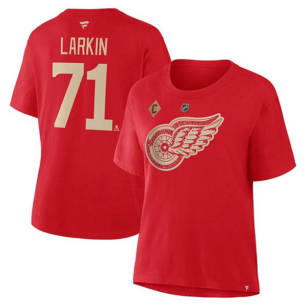 

Женская футболка Dylan Larkin Detroit Red Wings с именем и номером Fanatics