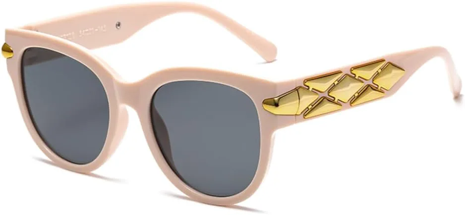 

Солнцезащитные очки LVTFCO овальной формы, мужские, в стиле хип-хоп, круглые, в ацетатной оправе, женские, модные, с защитой от УФ-излучения UV400, Pink Black