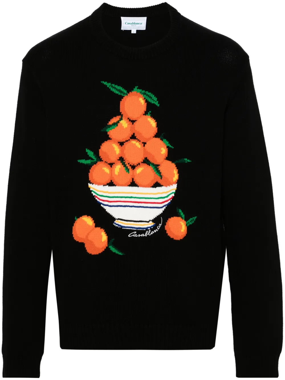 

Джемпер Pyramide D'Oranges вязки интарсия CASABLANCA, черный