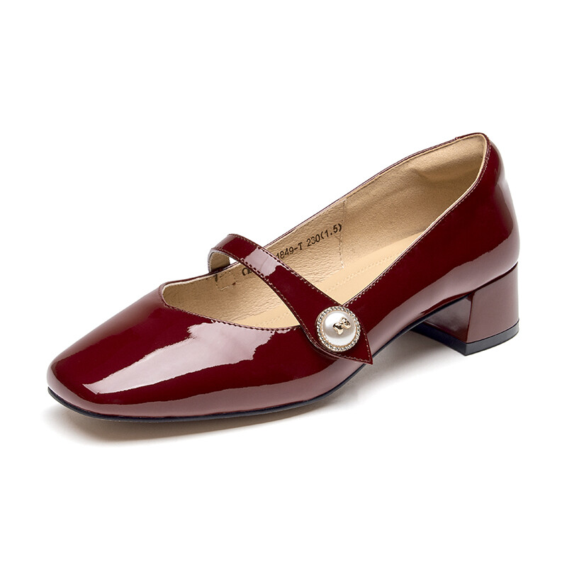Туфли женские повседневные Women's Casual Shoes Women's Low-Top Dg, цвет Burgundy — фото 2