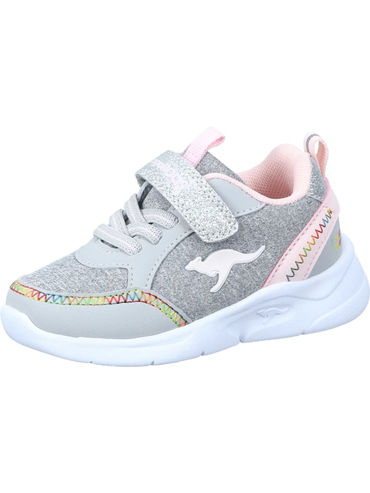 

Кроссовки на шнуровке Kangaroos, цвет vapor grey/frost pink