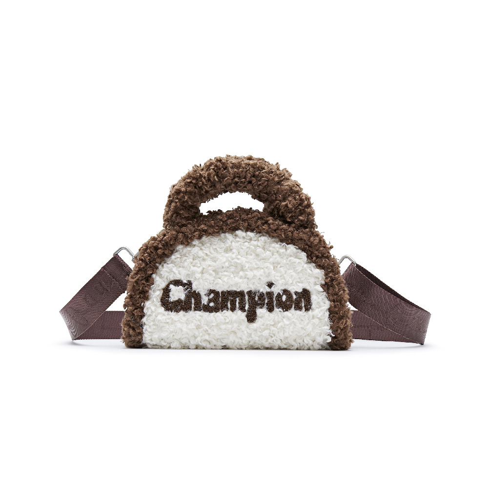

Сумка из ткани на одно плечо, обычная женская, разноцветная Champion, Light Bone/Dark Blue Denim