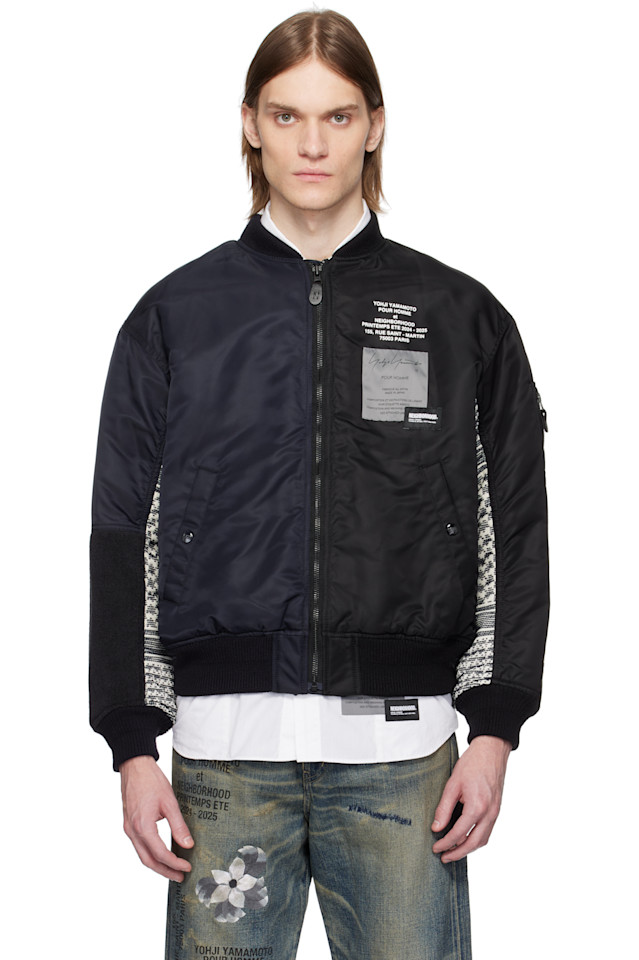 

Куртка-бомбер MA-1 Neighborhood Edition Yohji Yamamoto, черный
