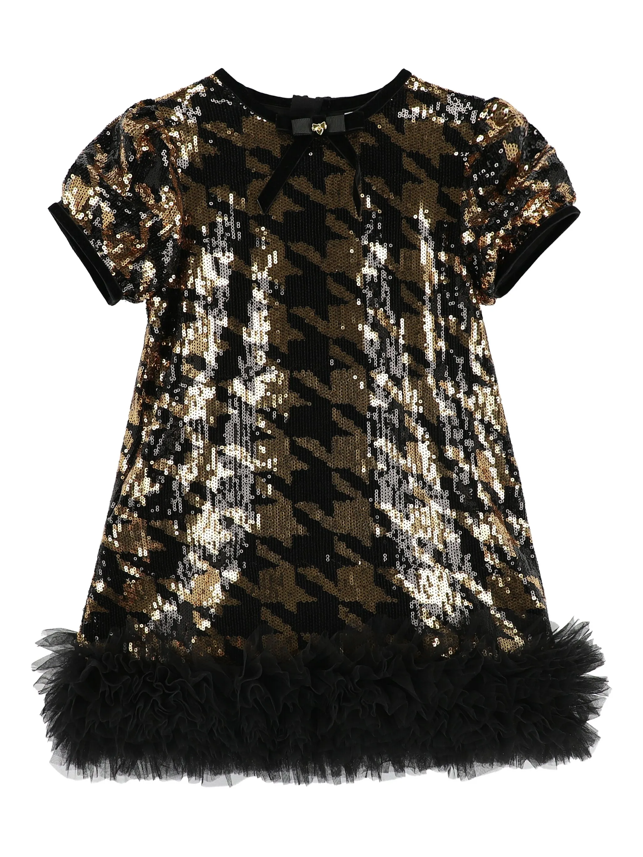 

Платье с пайетками и оборками Angel'S Face Kids, черный