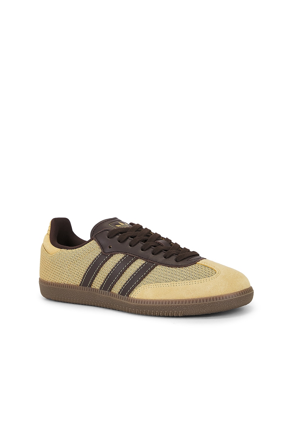 Кроссовки Samba OG Adidas Originals, Golbei, Dark Brown, & Gum5 — фото 2