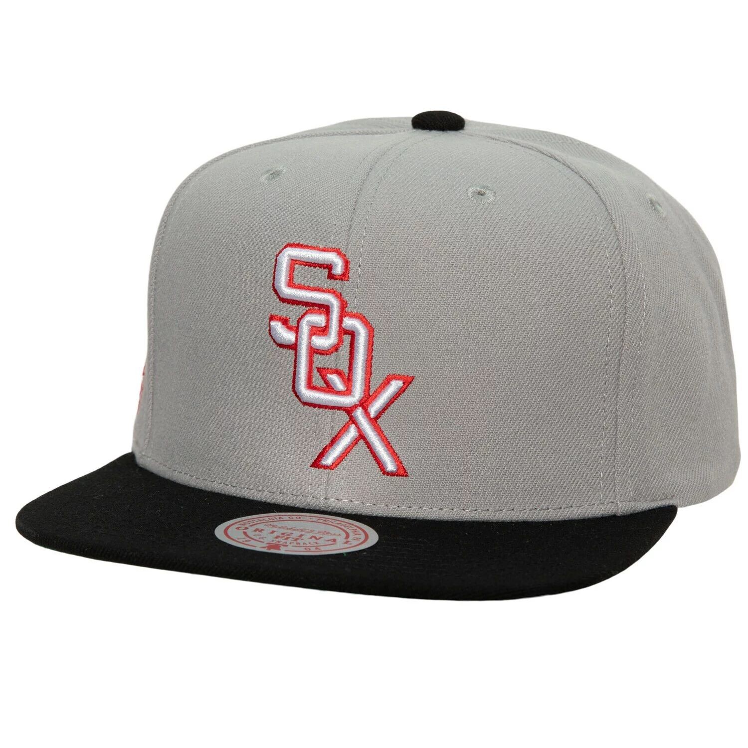 

Мужская выездная бейсболка Mitchell & Ness Grey Chicago White Sox Cooperstown Collection Away Snapback