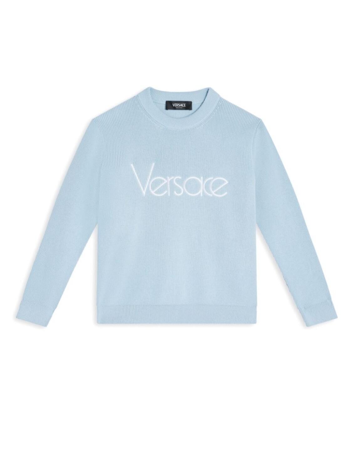 

Джемпер 1978 с вышитым логотипом Versace Kids, синий