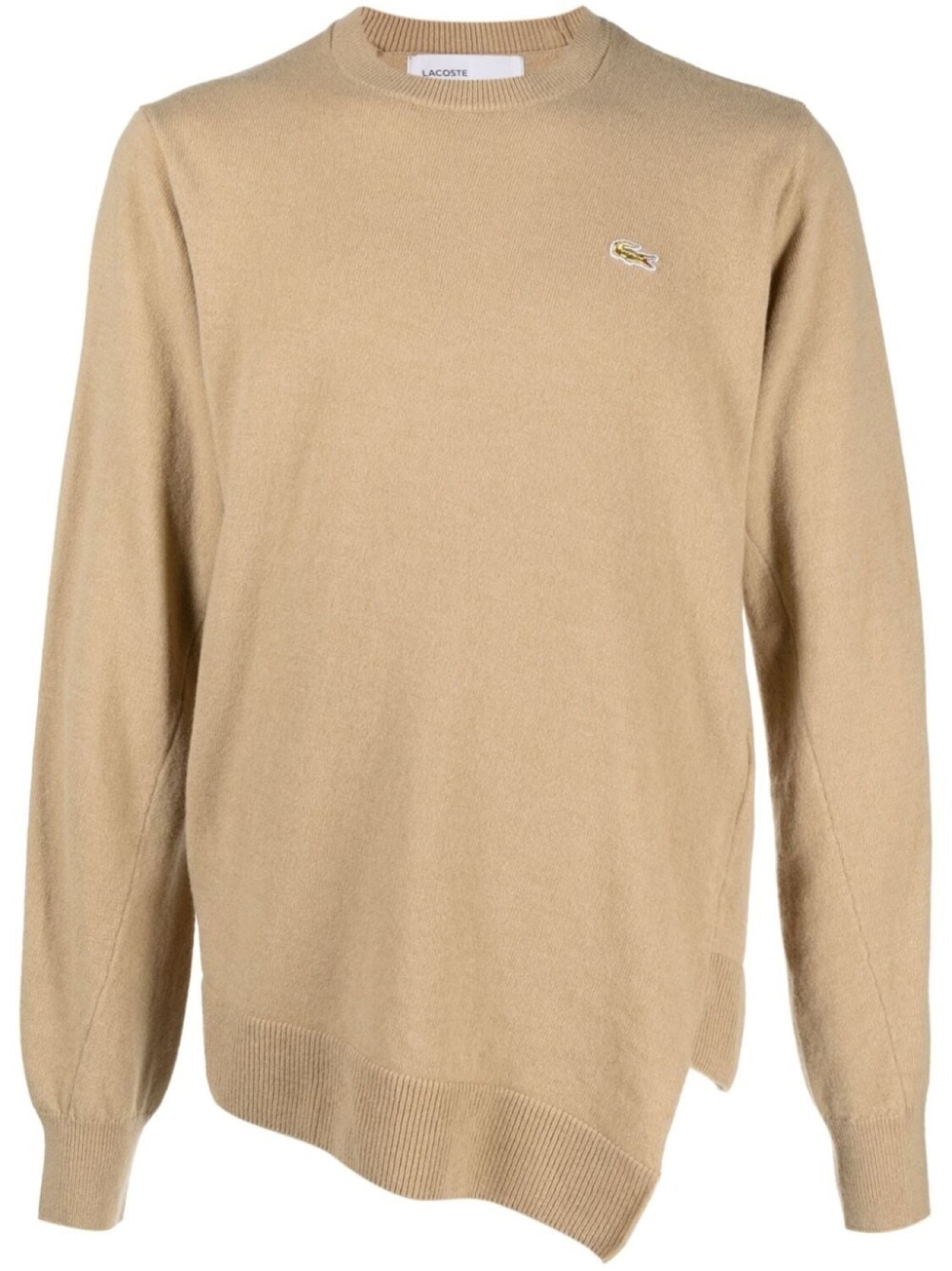 

Comme Des Garçons Shirt шерстяной джемпер из коллаборации с Lacoste, коричневый