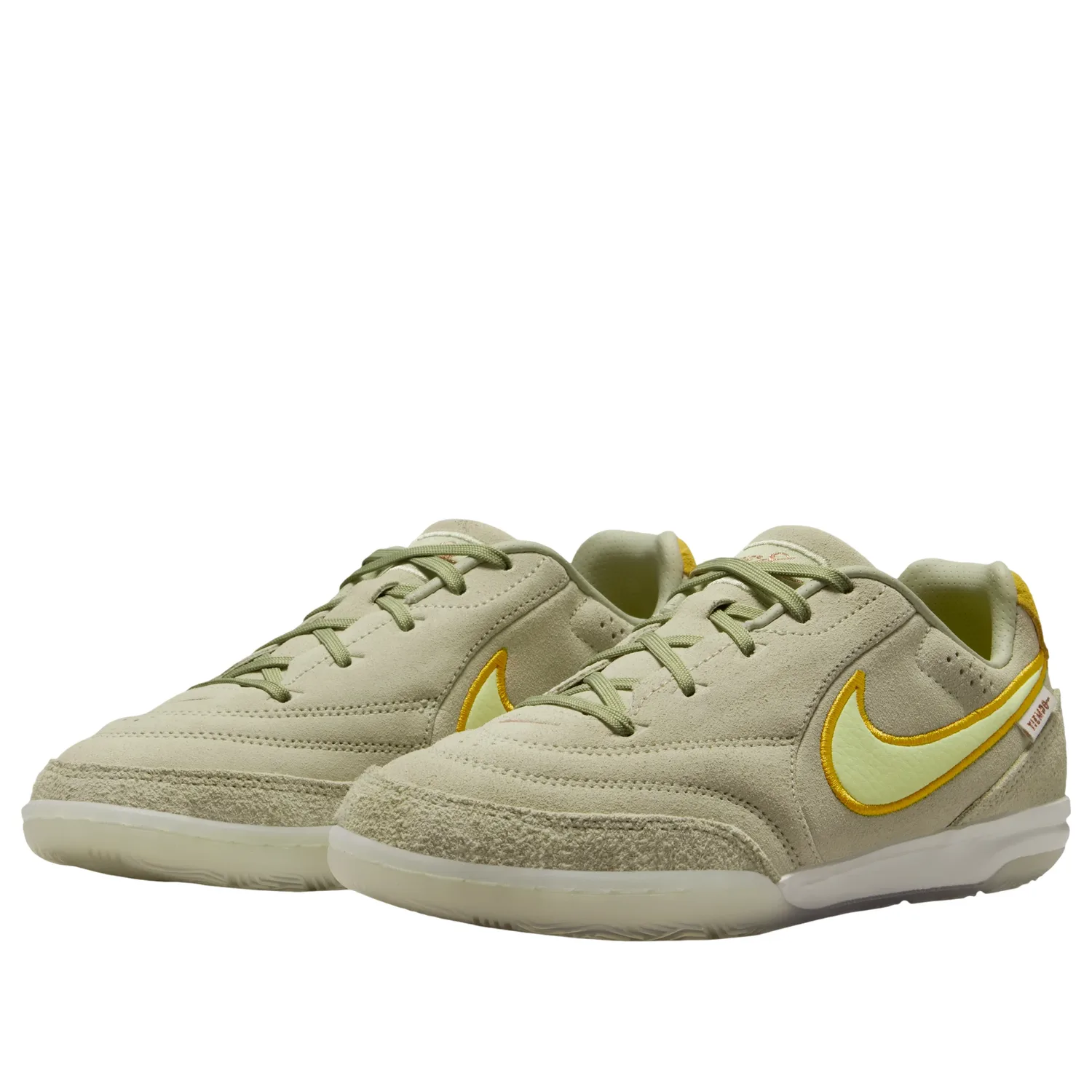 Кроссовки (GS) Nike Jr. Tiempo Streetgato LE 'Olive Aura Light Liquid Lime' — фото 4