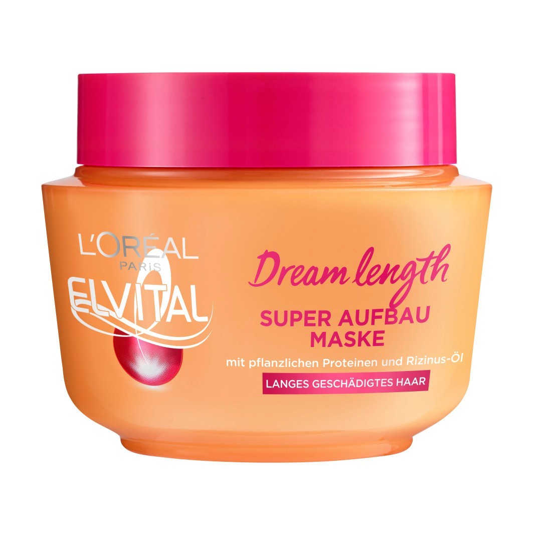 

Маска для волос elvital dream length super aufbau maske Loreal Paris, объем 300 мл