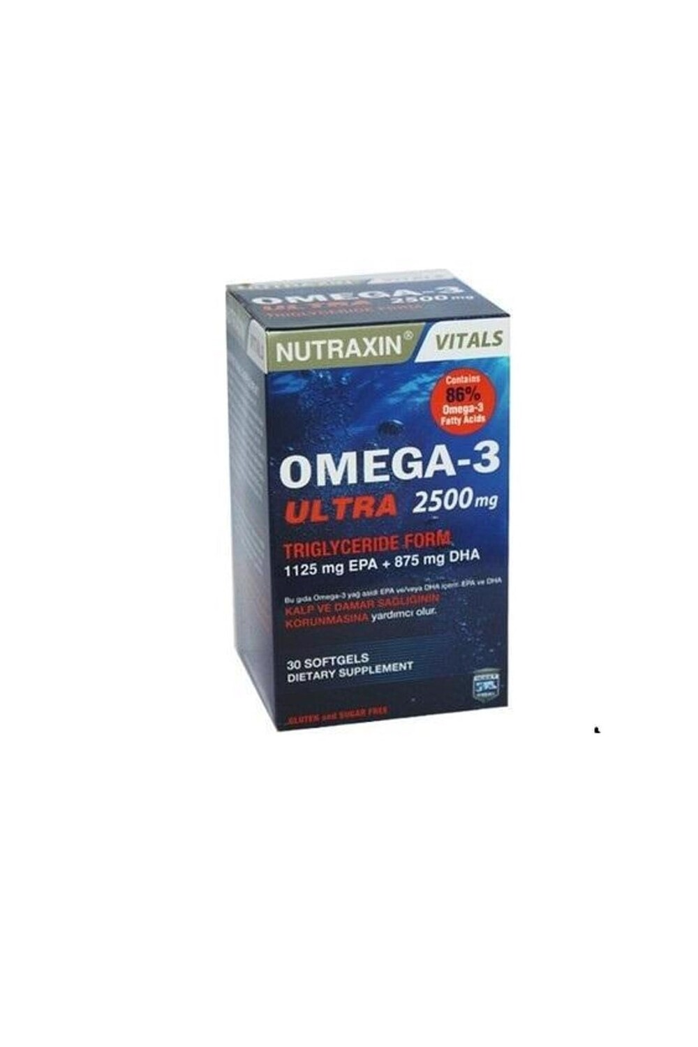 

Nutraxin Vitals Omega-3 Ultra 2500 мг 30 мягких капсул