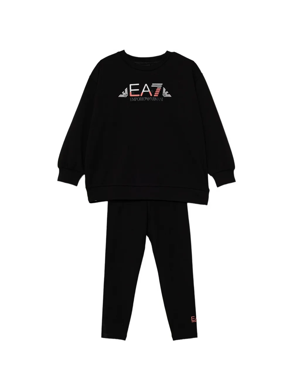 

Комплект с леггинсами с принтом Emporio Armani Kids, черный