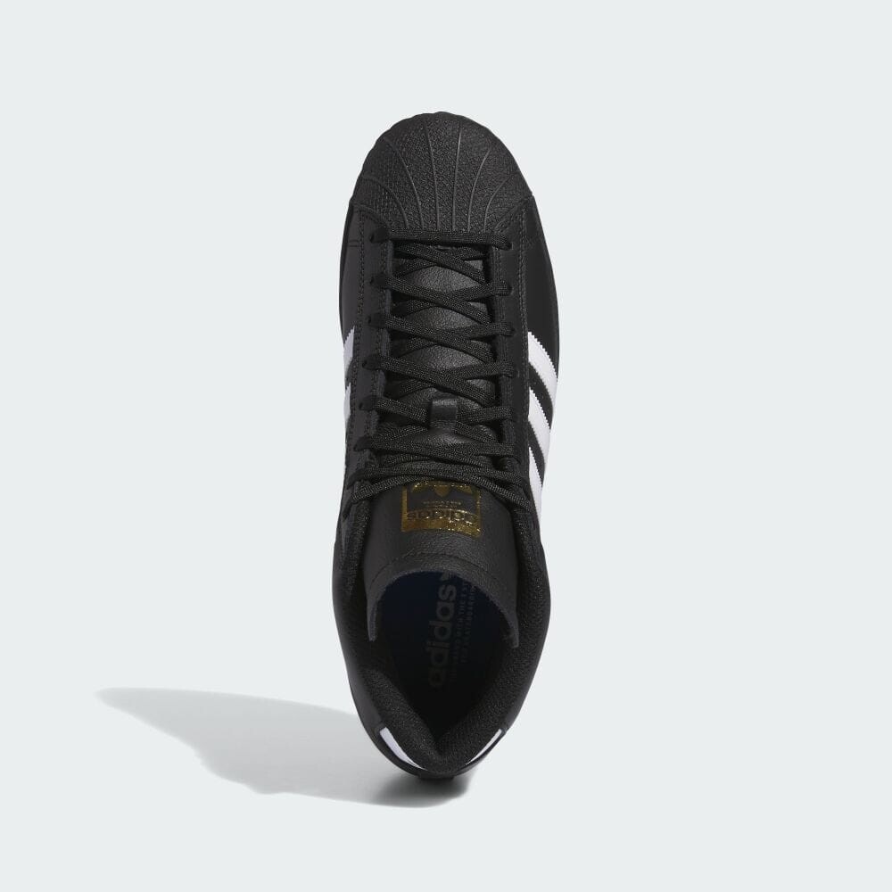 Кроссовки Adidas PROMODEL ADV, цвет Black/White/Gold Metallic — фото 2