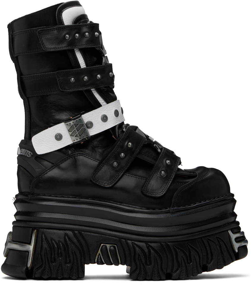 

Черные и белые ботинки для геймеров New Rock Edition VETEMENTS