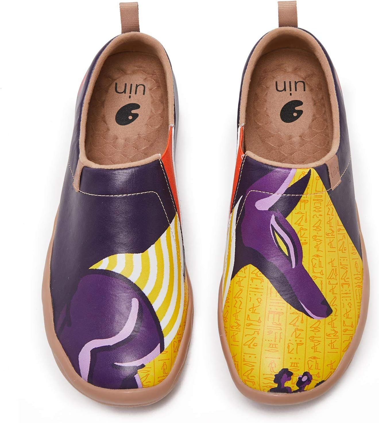 

Мужские прогулочные туристические туфли UIN, слипоны из микрофибры, повседневные лоферы, легкие, удобные, модные кроссовки, Anubis-men