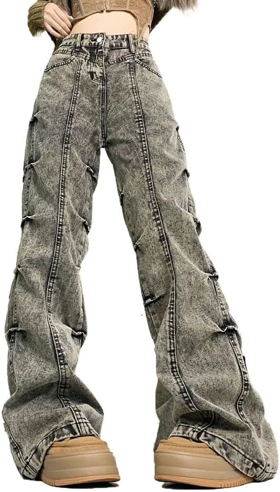 

LAFOURAM Petite Jeans для женщин 5 FT, широкие, мешковатые