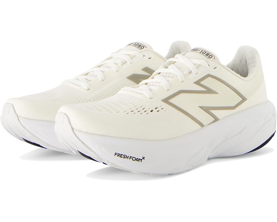 Кроссовки New Balance Fresh Foam X 1080v14, цвет White/Light Gold Metallic