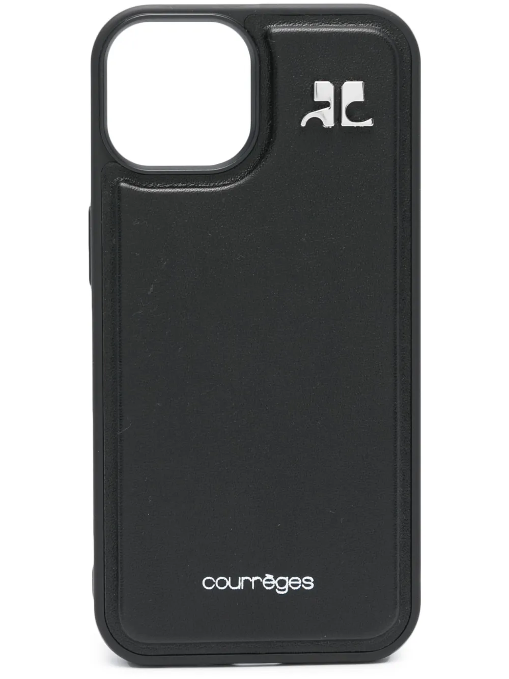 

Чехол для iPhone 14 Pro с логотипом Courrèges, черный