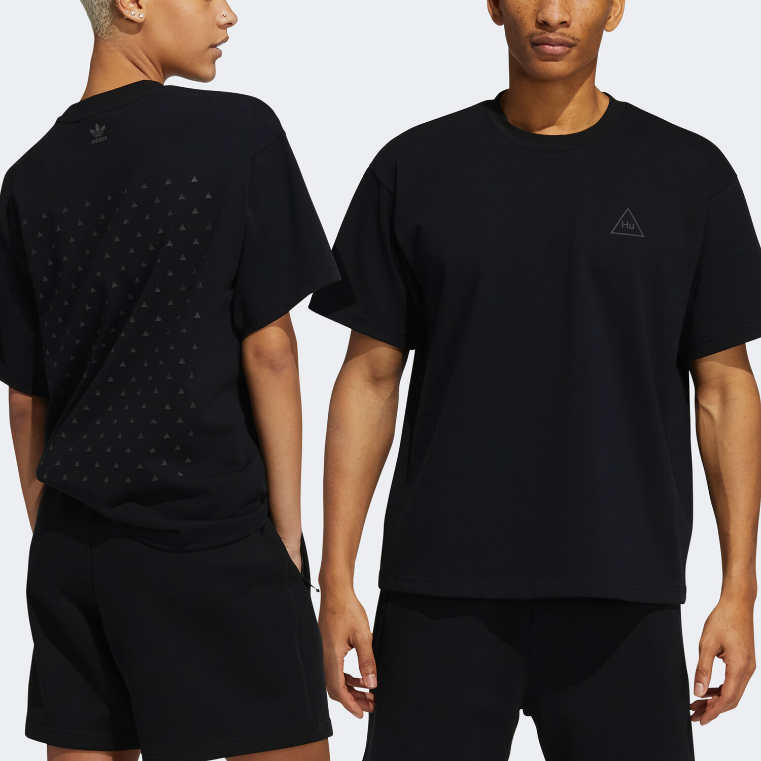 Черная футболка Basics Adidas x Pharrell Williams adidas originals, цвет Black — фото 4