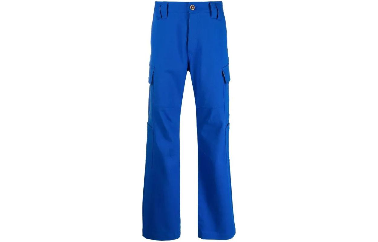 VERSACE Повседневные брюки мужские Blue — фото 3