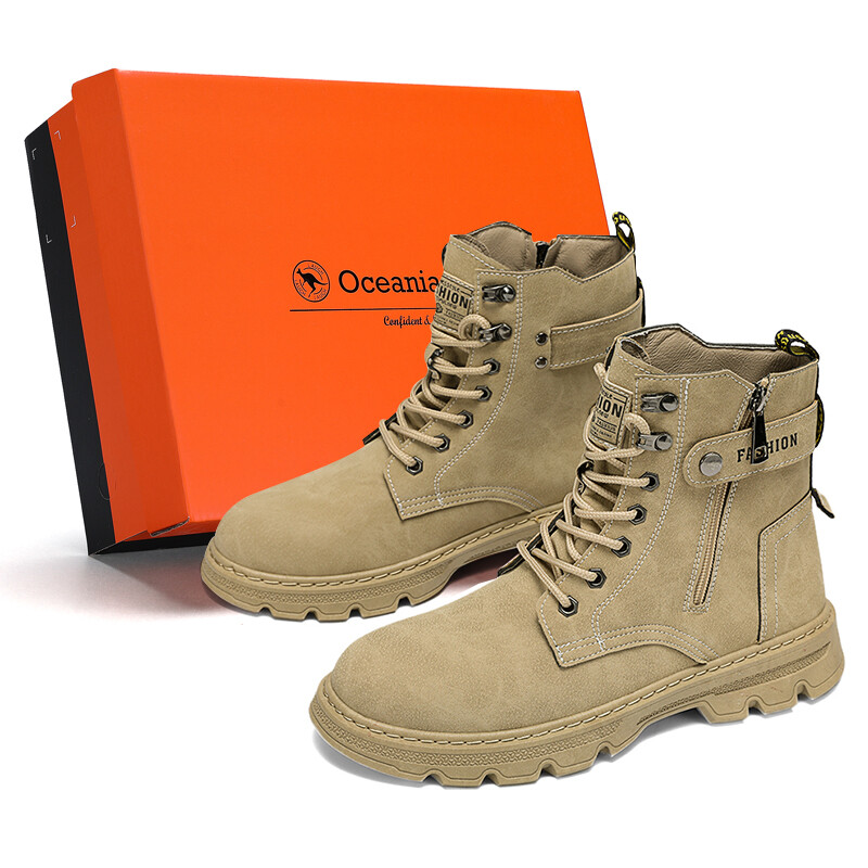 

Мужские ботинки Cahhrrn X Martin Boot Men Beige Oceania Roo