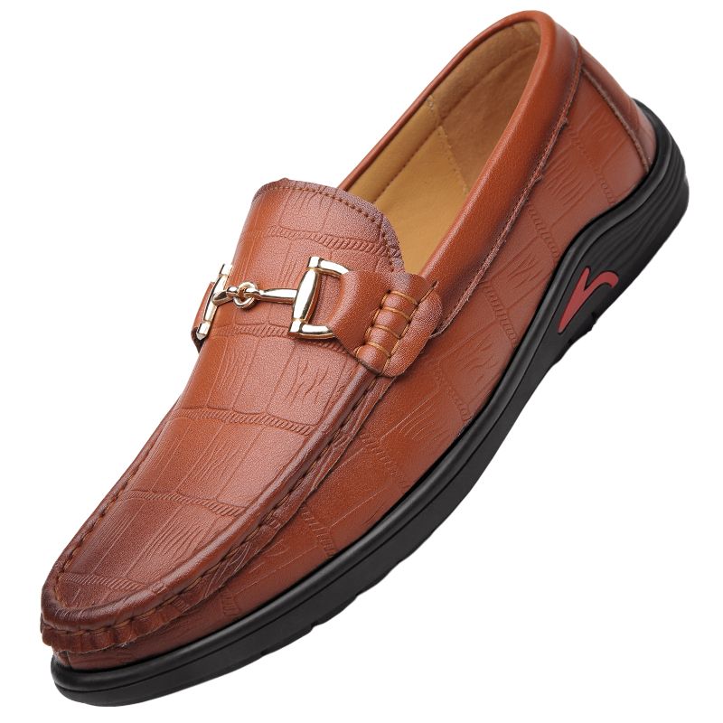 

KUPE Мужские повседневные туфли мужские низкие топы коричневые, цвет Brown