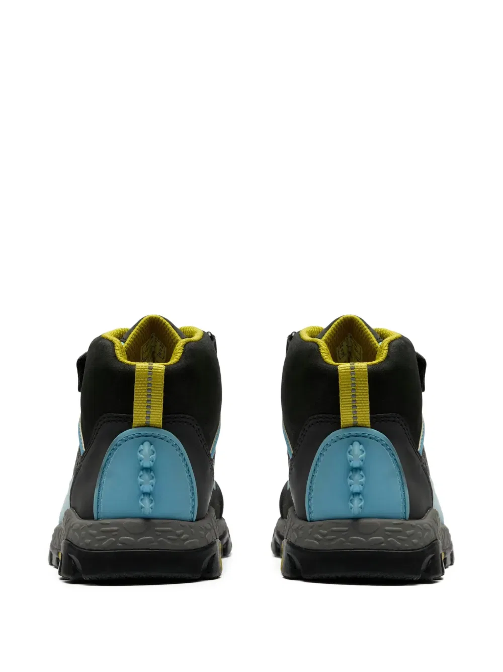 Высокие кроссовки с принтом и ремешком Clarks Kids, серый — фото 3