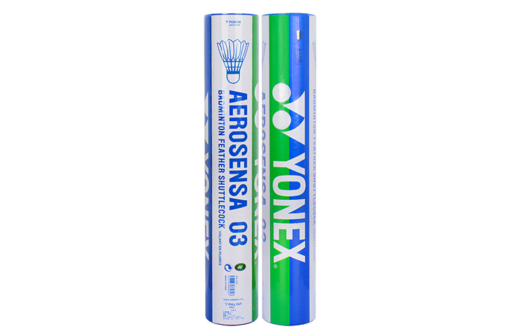 

Yonex Набор из 12 воланов Aerosensa Collection AS 03 из утиного пера