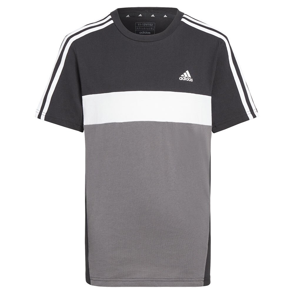 

Футболка с коротким рукавом adidas 3 Stripes Tib, серый