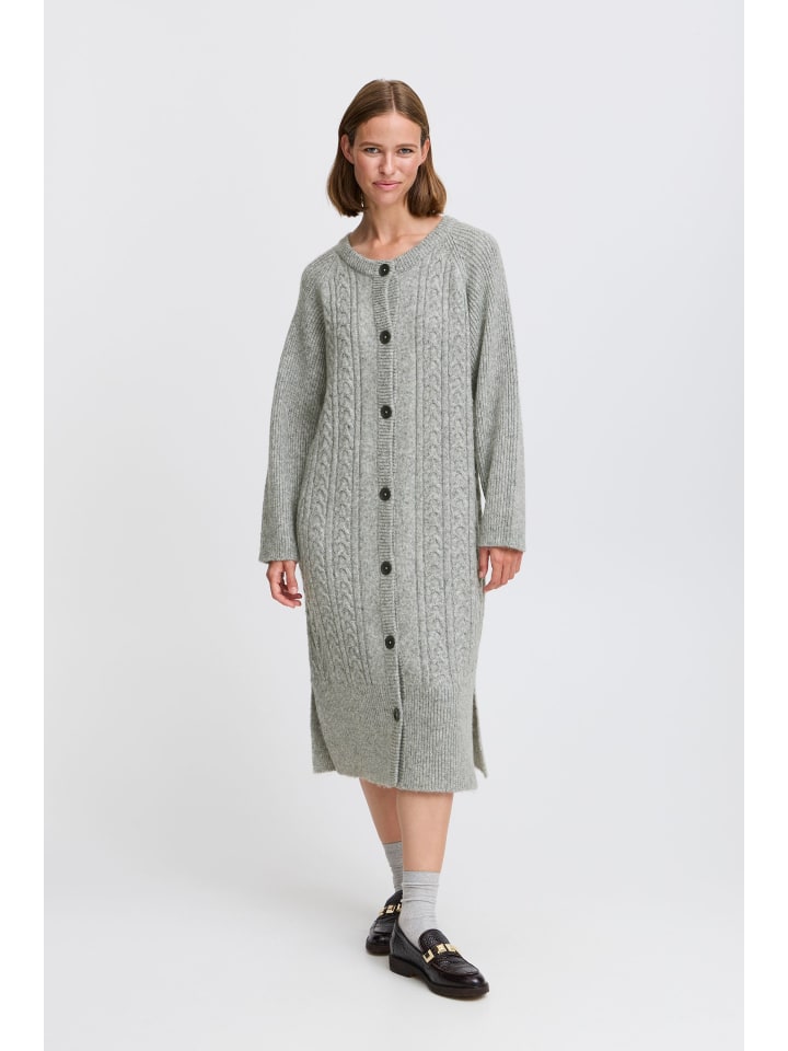 

Кардиган b.young Strickjacke BYNELLO CARDIGAN - 20815628 modische Strickjacke, серый