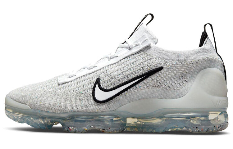 

Nike Air VaporMax 2021 FK Белый Черный Металлик Серебристый