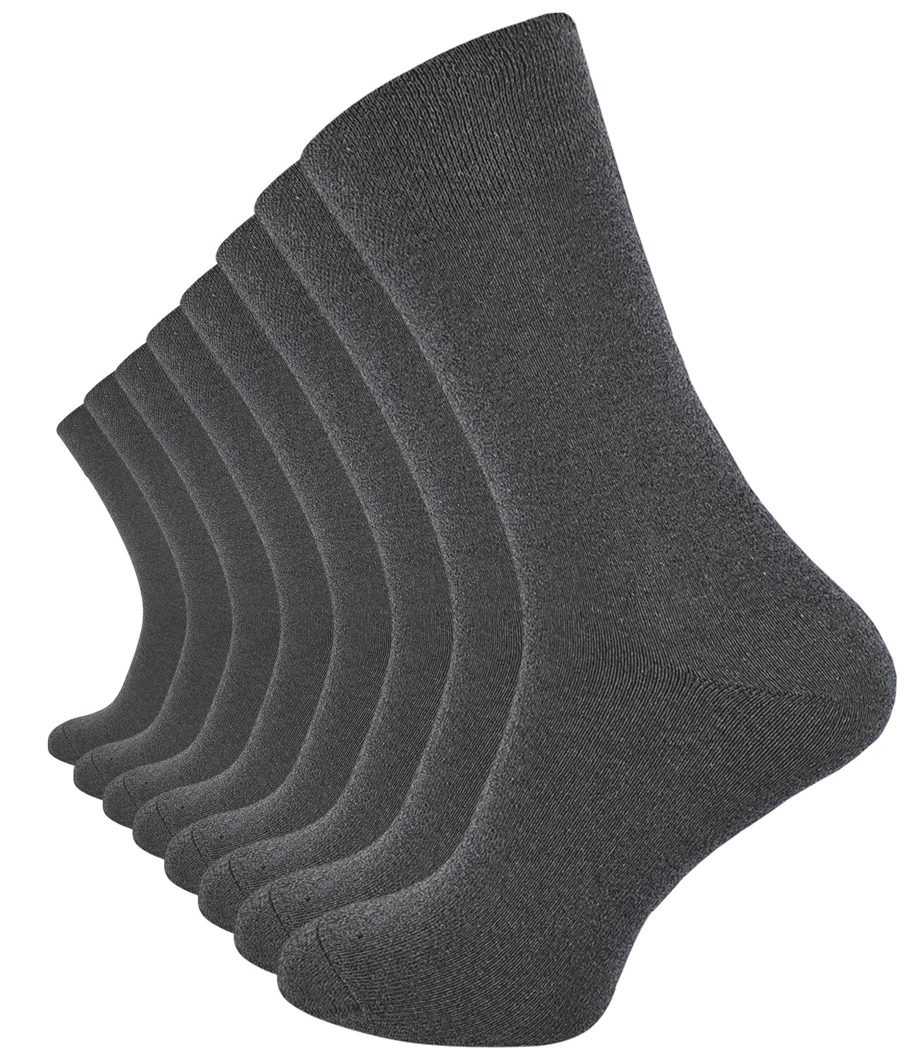 

Носки Cotton Prime Baumwoll ohne Gummibund 8 шт, антрацит