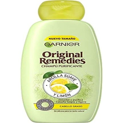 

Шампунь Original Remedies с мягкой глиной и лимоном для жирных волос 300мл, Garnier