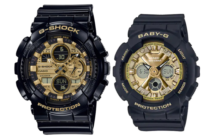 

CASIO Часы Unisex Pair Table Series Gold Watch