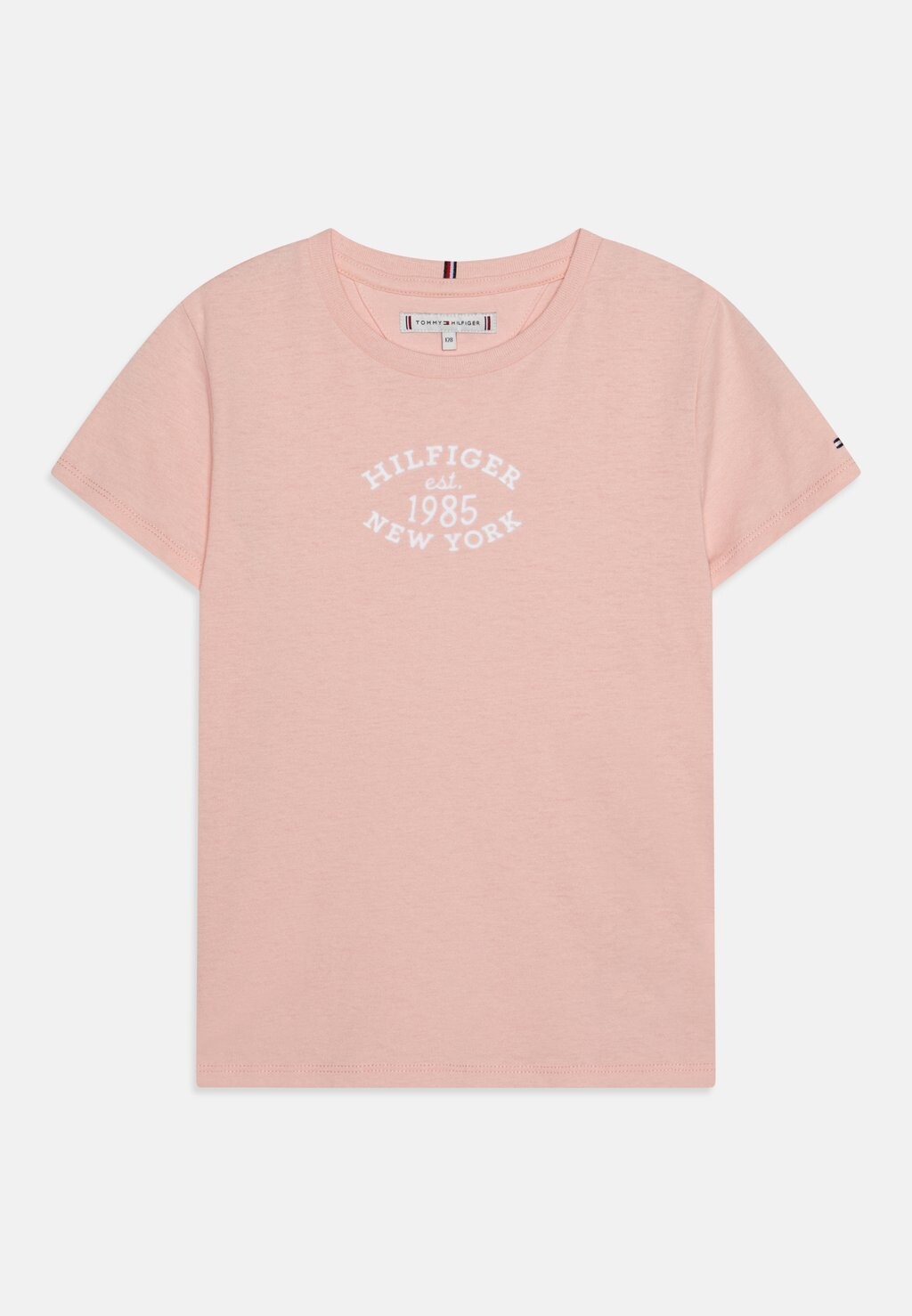 

Футболка с принтом Monotype Flock Tee Tommy Hilfiger, нежная роза