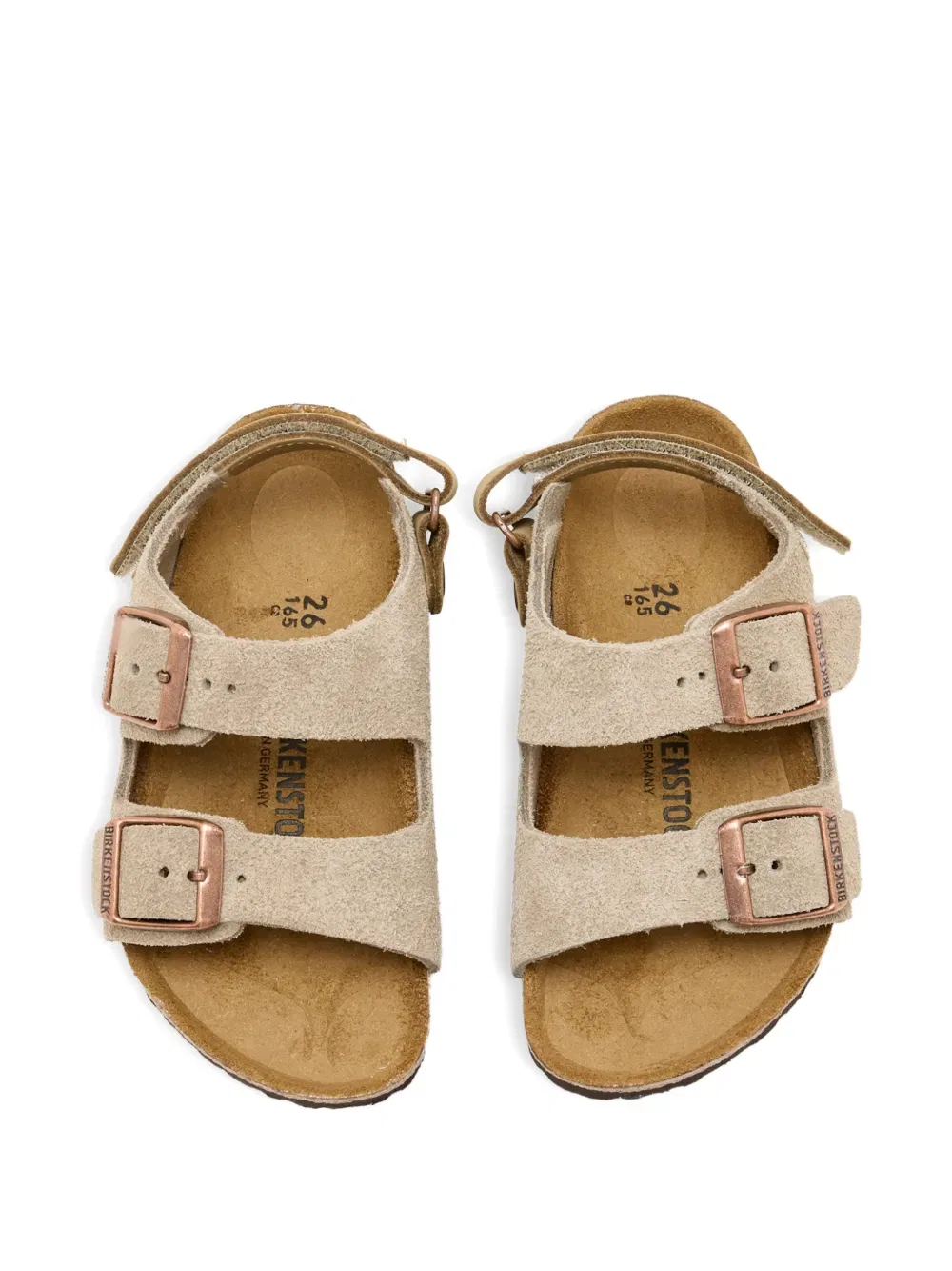 Сандалии Milano с пряжками Birkenstock Kids, нейтральный — фото 3
