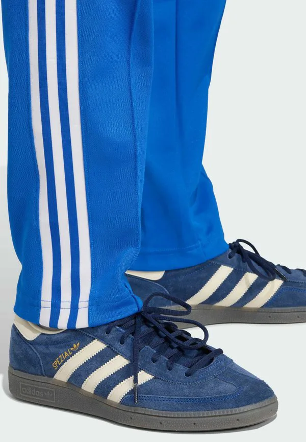 Классические спортивные штаны из хлопка Adidas Originals, Blue White — фото 3